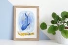 A Whale Called Wilbur Art Print